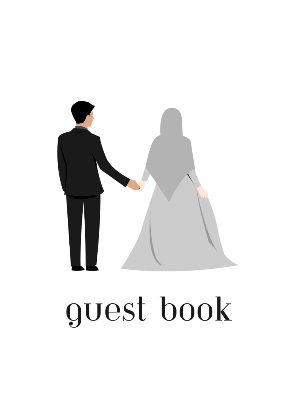 Wedding Guest Book - Muslim Couple - 100 Pages Hardcover: A Keepsake of Love, Memories, and Well‑Wishes baixar livro de graça