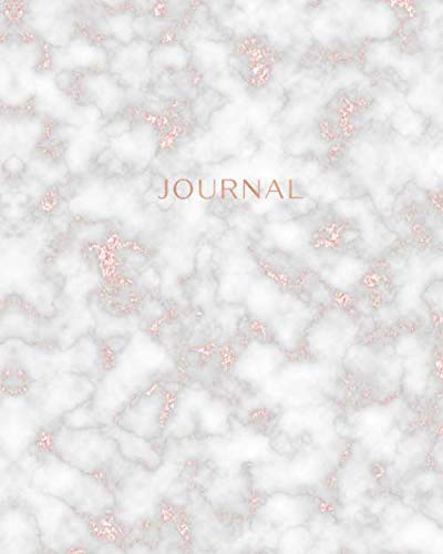 capítulo por capítulo baixar Journal: Faux Rose Gold Glitter and White Marble | Inspirational Quote - Journal, Notebook, Diary, Composition Book (8 x 10 inches) - 120 Lines Pages