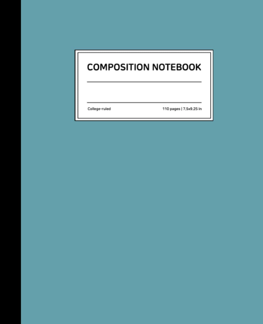 Aqua Sea Green Composition Notebook: College Ruled, 7.5 × 9.25 Inches, Glossy Cover, 110 Pages: Assorted Colors comp journal for school student, college baixar o livro de graça