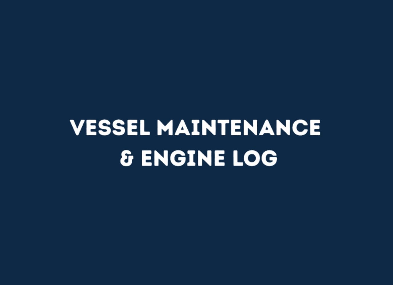 Vessel Maintenance & Engine Log: A Premium Yacht Service Ledger and Voyage Tracker for Powerboats and Cruisers baixar o livro de graça