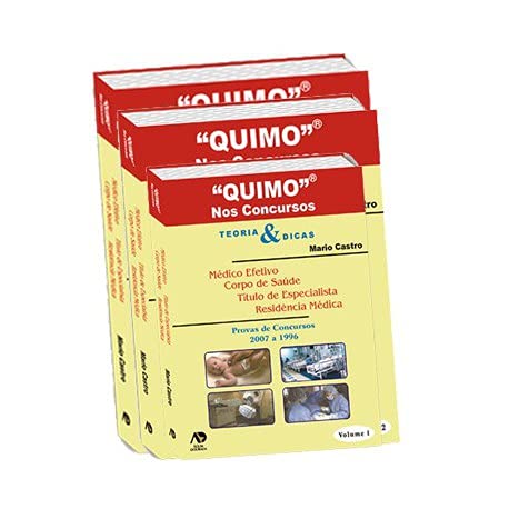 ler totalmente Quimo 3 Volumes: Pediatria/Neonatologia, Cir. Geral/Ginecologia/Obstetrícia, Med. Preventiva e Cl. Médica. Teoria e Dicas Questões de Provas Comentadas