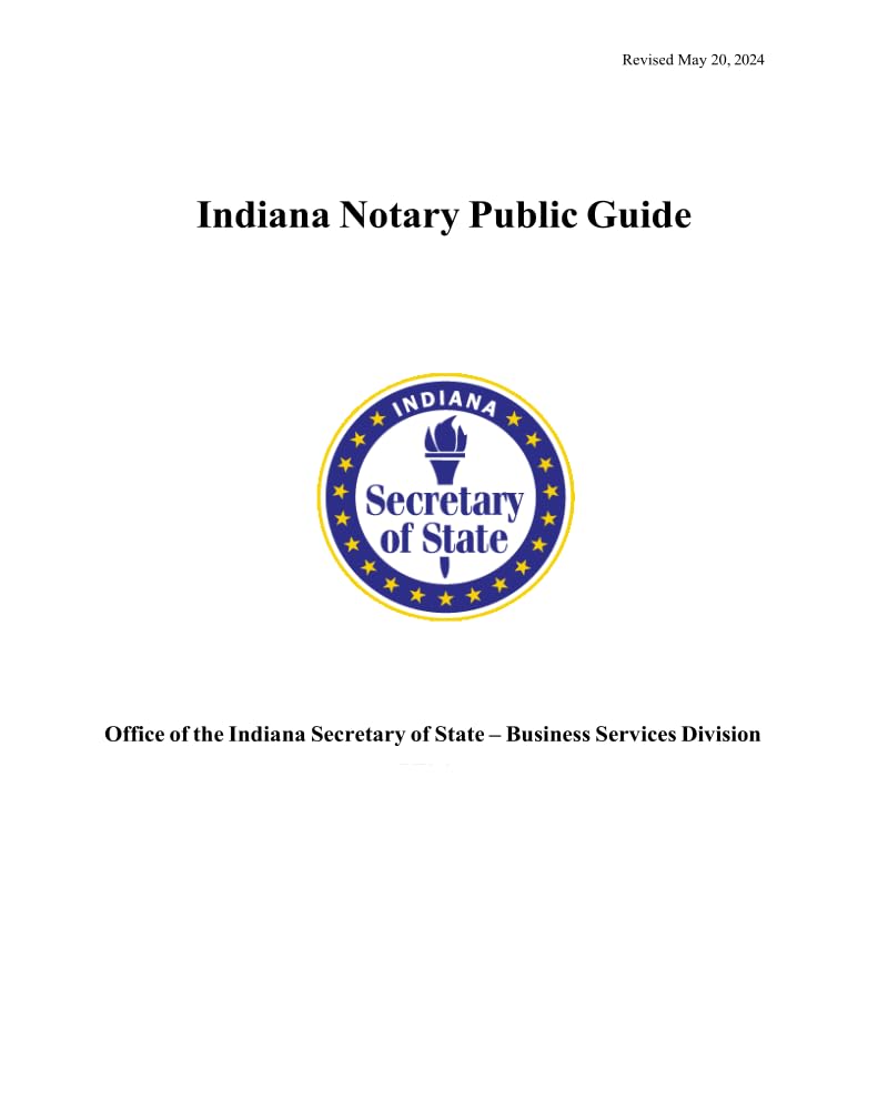 ler totalmente Indiana Notary Public Guide: Revised May 20, 2024 (English Edition)
