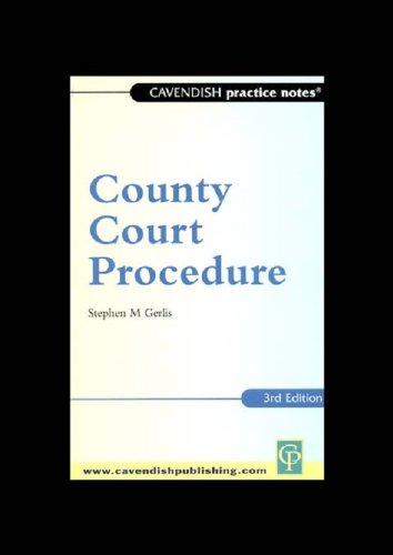 ler totalmente Practice Notes on County Court Procedure (English Edition)