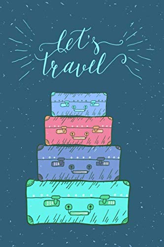 ler totalmente Let's Travel: Lined journal, travel ruled notebook, (6" x 9") 150 pages