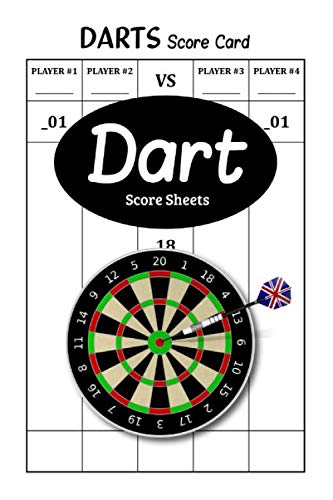 ler totalmente Darts Score Sheets: Have More Fun with Darts Scoreboard by using Original Dart Score Cards Record Keeper Book for Beginners and Experiences * 6" x 9"