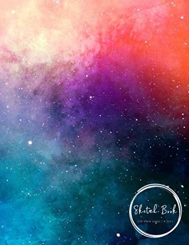 Sketch Book | 120 blank pages | 8.5x11: Watercolor Space Design | Sketching, Drawing and Creative Doodling (Sketchbook Space Design) baixar o livro de graça
