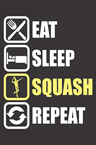 Eat Sleep Squash Repeat: Small squared Notebook (6" X 9"), 120 Pages baixar o livro de graça