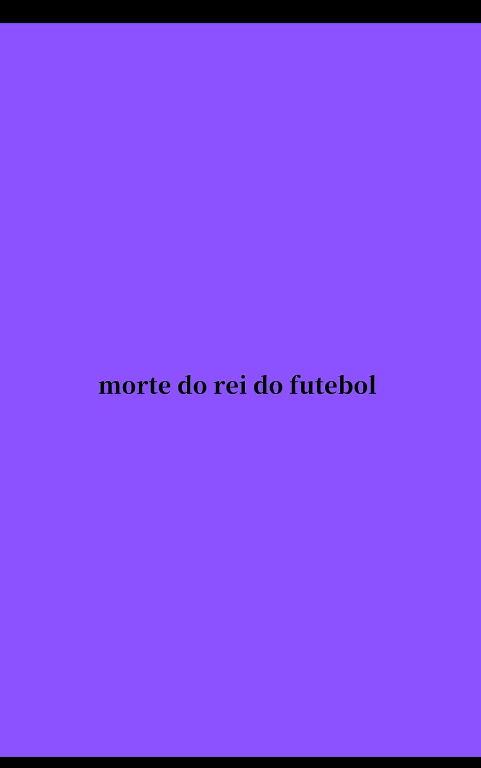 morte do rei do futebol baixar o livro de graça
