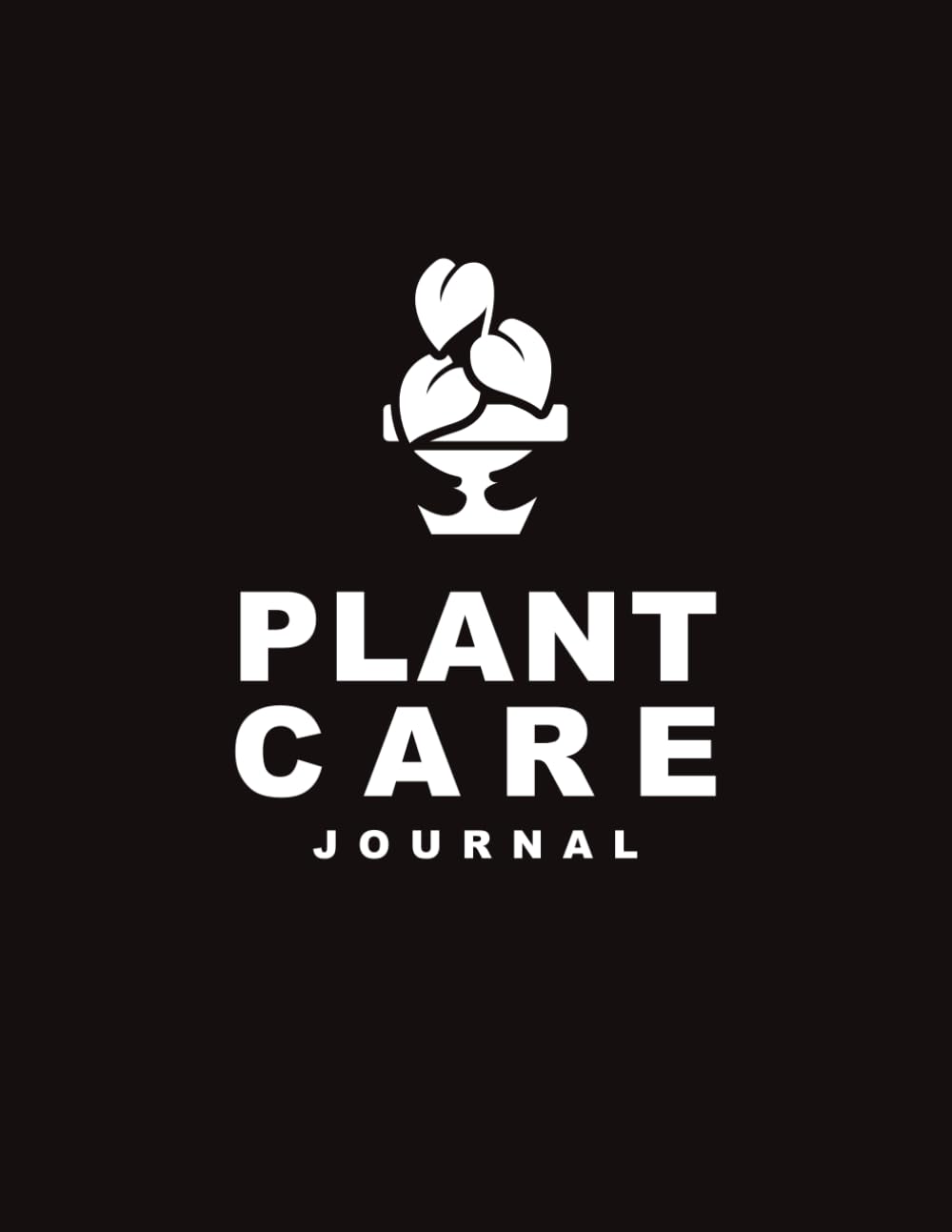 ler totalmente Simple Plant Care Journal - Black - 108 pages (8.5" x 11" Inches)