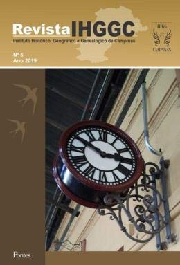 Revista Ihggc - Instituto Histórico, Geográfico e Genealógico de Campinas - Nº 5 - Ano 2019 baixar o livro de graça