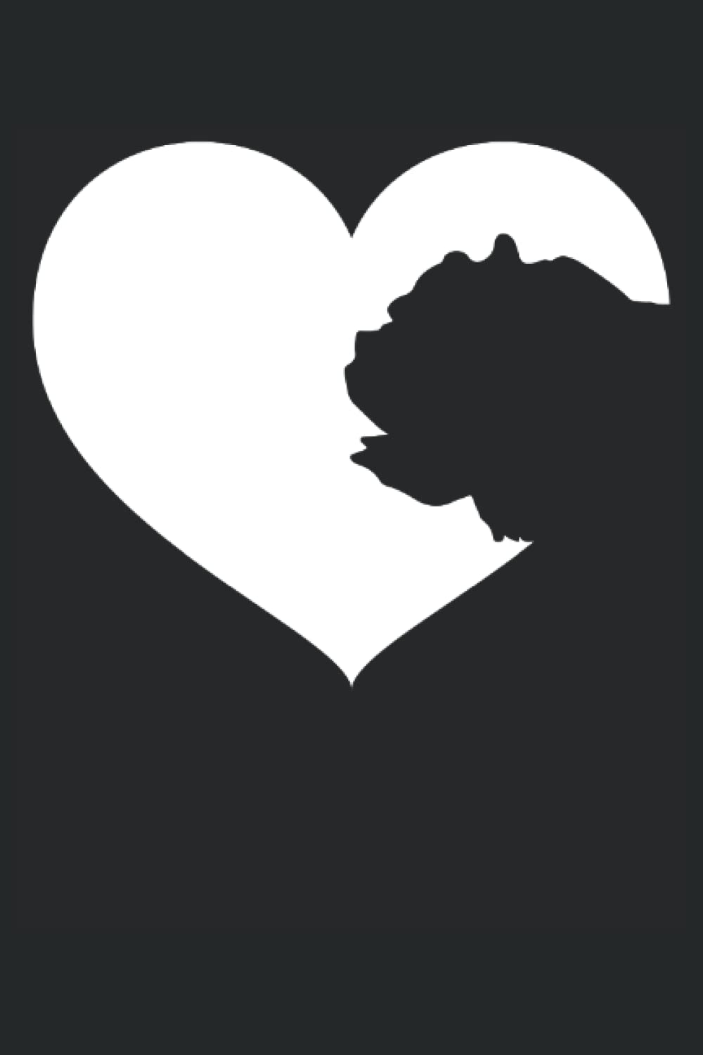 English Bulldog Dog Heart Silhouette - English Bulldog: A Journal Size (6 x 9 inches) Notebook | Diary | Planner with 120 Dot Grid Pages baixar livro de graça