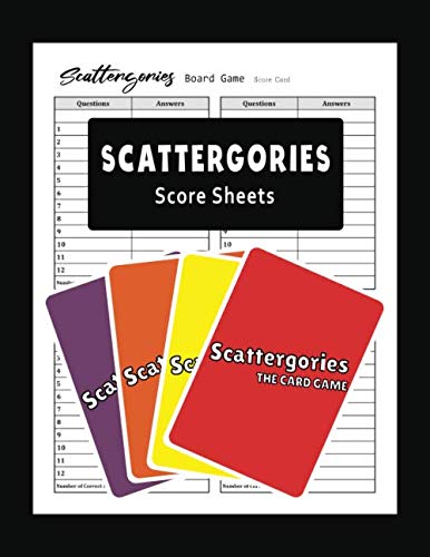 capítulo por capítulo baixar Scattergories Score Sheets: Family Games Fun Games to Play with Family and Friends - Questions and Answer Cards