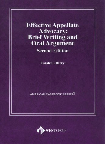 ler totalmente Brief Writing and Oral Argument: Brief Writing and Oral Argument