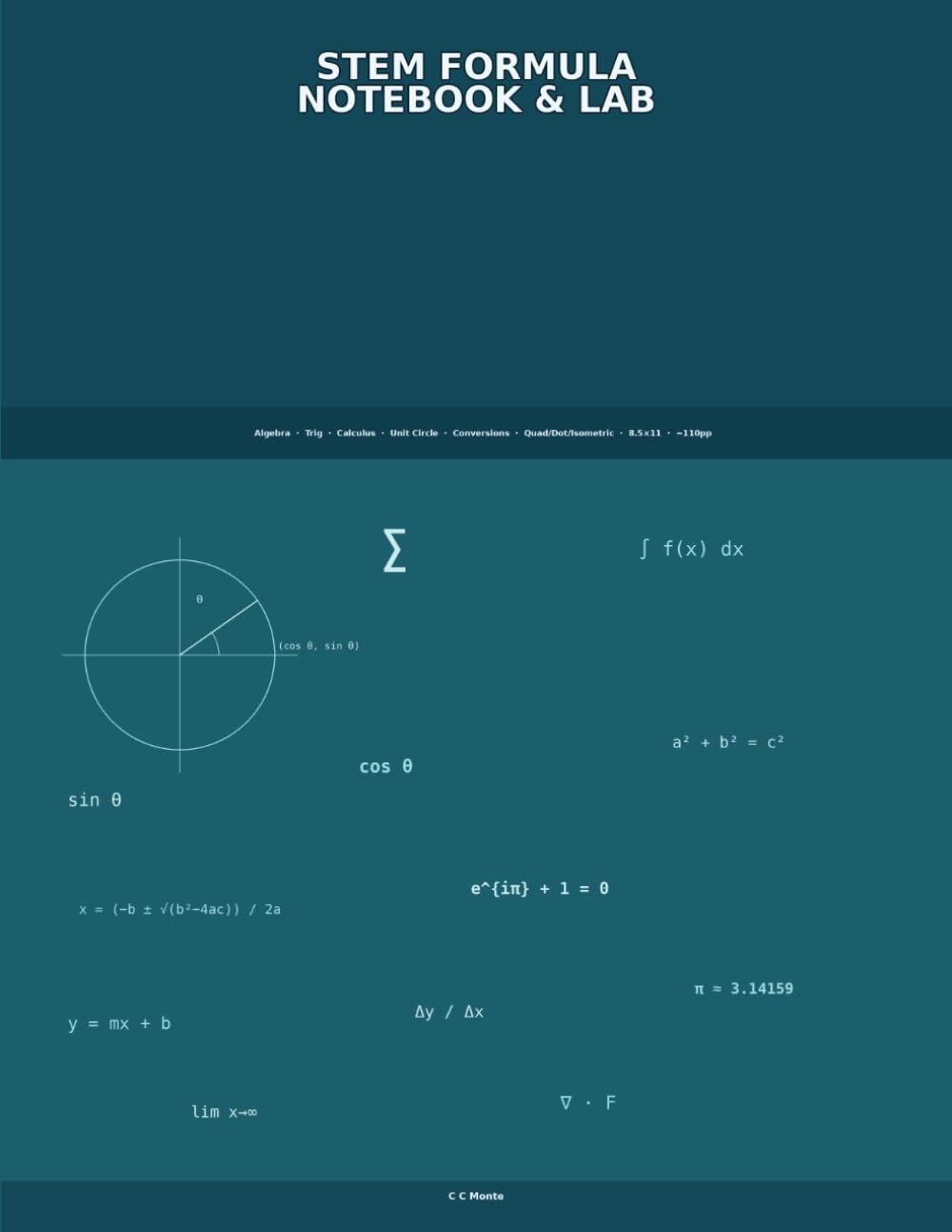 STEM Formula Notebook & Graphing Lab: Algebra · Trig · Calculus Refs + Quad / Dot / Isometric Grids — Quick-Reference + Working Space baixar o livro de graça