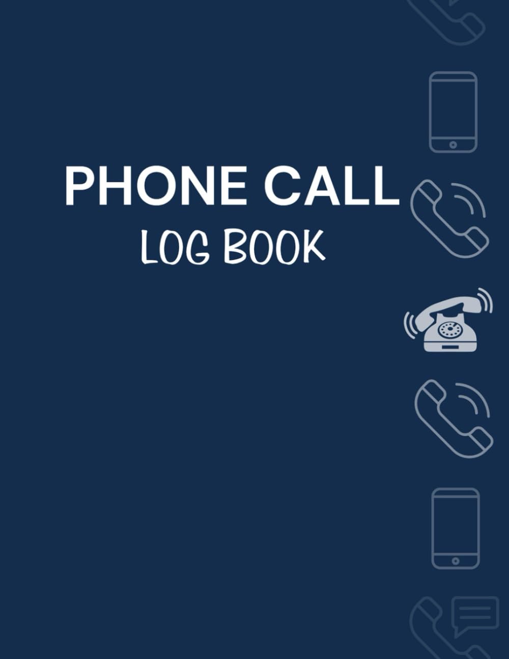 capítulo por capítulo baixar Phone Call LogBook: Telephone Message and Voicemail Log Book for Home and Business – 600 Easy-to-Use Call Logs