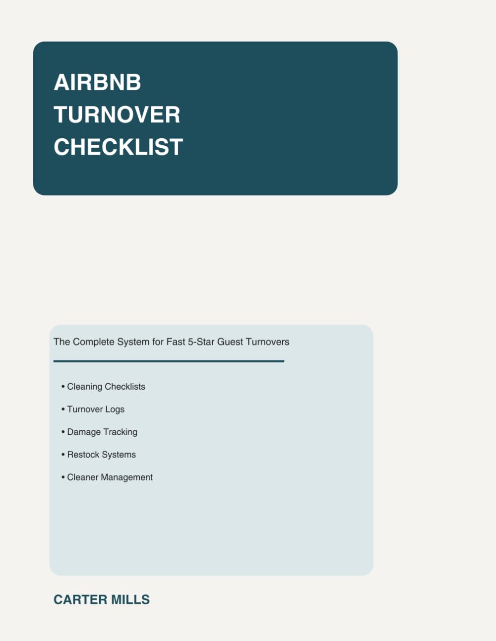 capítulo por capítulo baixar AIRBNB TURNOVER CLEANING CHECKLIST: The Complete Host System for Fast, 5-Star Turnovers Between Guests