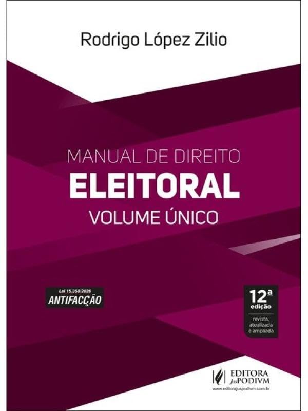 Manual de Direito Eleitoral - Volume Único - 12ª Edição (2026)