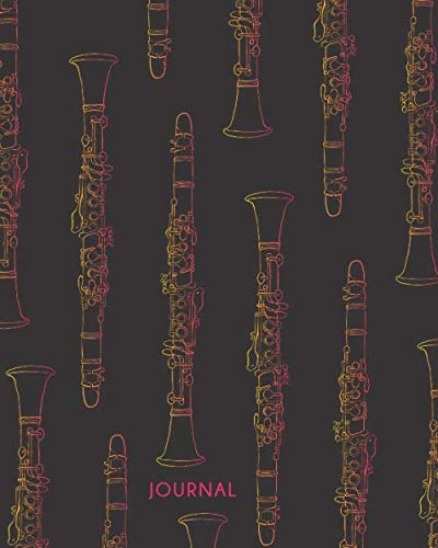 ler totalmente Journal: Clarinet Player Notebook 150 Lined Pages 8x10"