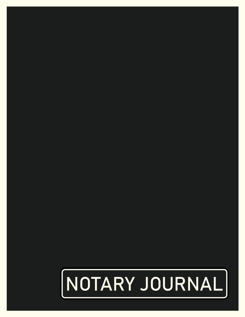 ler totalmente Black and White Notary Records Journal: Notary Log Book with Thumbprint space on outer edges of pages and Privacy Page cutouts in the back | 200 Records
