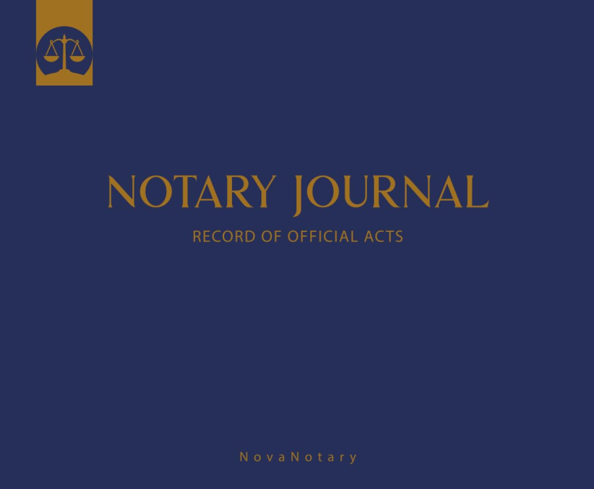 capítulo por capítulo baixar Notary Journal: Notary Public Record Book with 292 Act Entries | 150 Pages | Notary Public Record Book Perfect for Mobile & Loan Signing Notaries (8.5" x7") – Navy Blue