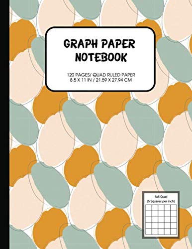 Composition Notebook: Graph Paper 5x5: Quad Ruled 5x5, The Notebook For Design Projects, Mapping, Designing Floorplans, Tiling, Playing Pen And Pencil ... Planning Embroidery, Cross Stitch Or Knitting