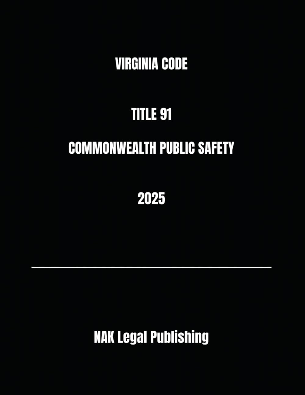capítulo por capítulo baixar VIRGINIA CODE TITLE 91 COMMONWEALTH PUBLIC SAFETY 2025