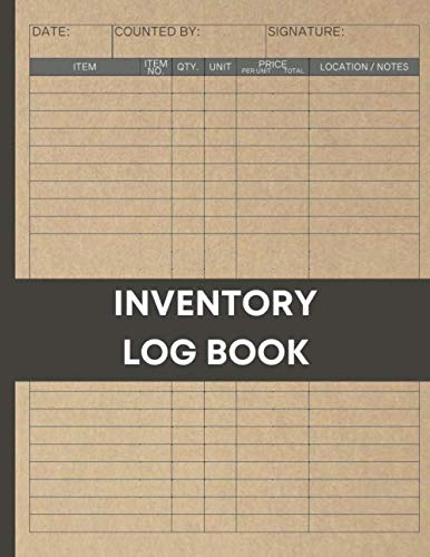 capítulo por capítulo baixar Inventory Log Book (Kraft): Large Log Book Perfect for Maintaining Product Inventory Records in Both a Business and a Home (Keep Record of Quantities, Supplies, Materials,...) with Room for Notes