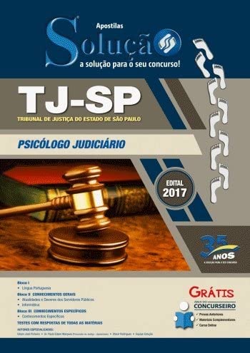 capítulo por capítulo baixar Apostila TJ - SP 2017 – Psicólogo
