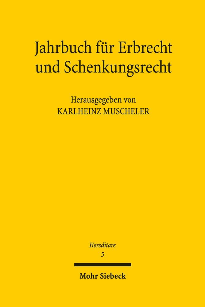 Hereditare - Jahrbuch Fur Erbrecht Und Schenkungsrecht: Band 5 baixar o livro de graça
