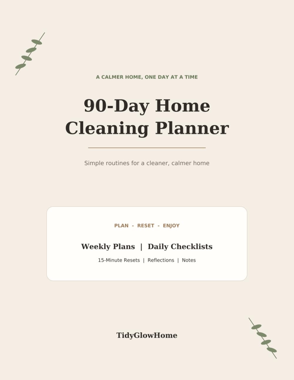 capítulo por capítulo baixar 90-Day Home Cleaning Planner: Simple Routines for a Cleaner, Calmer Home