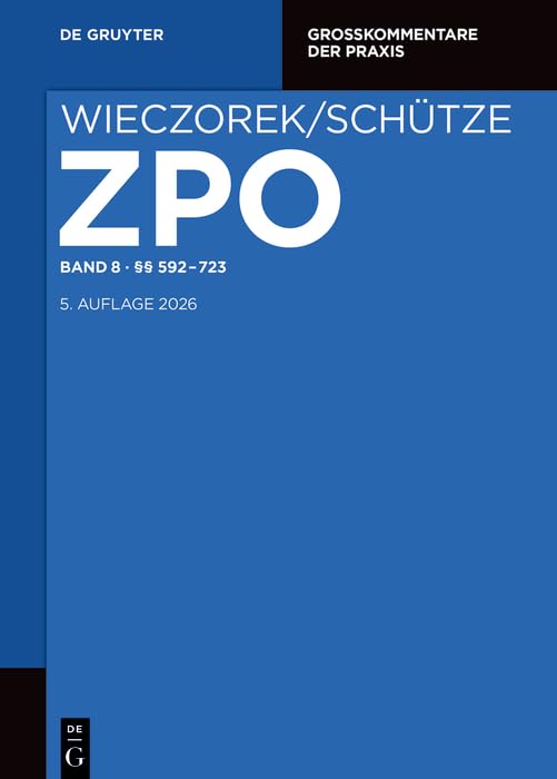 Band 8 §§ 592-723 (Großkommentare der Praxis) (German Edition) baixar o livro de graça