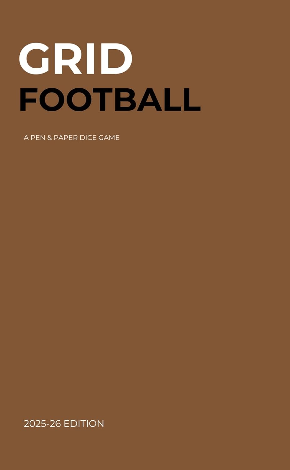 Grid Football - 2025-26 Edition baixar livro de graça
