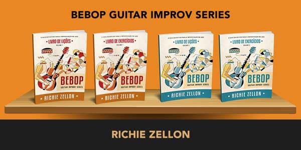 ler totalmente Bebop Guitar Improv Series - Richie Zellon - KIT 4 Livros
