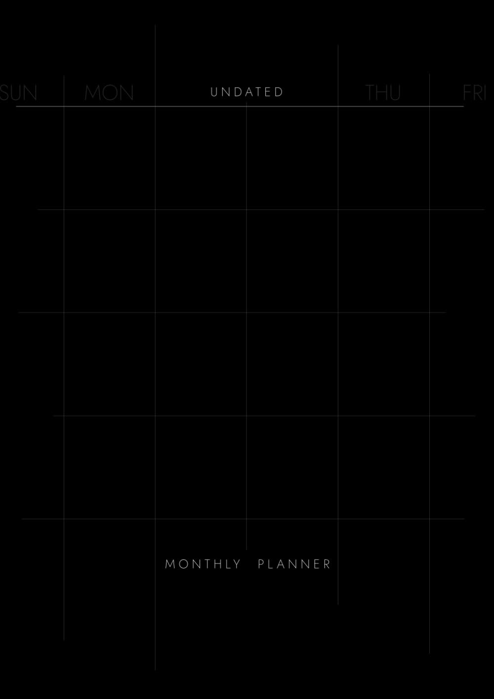 capítulo por capítulo baixar Undated Monthly Planner: Personal Organizer and Agenda Keeper for Long-Term Planning