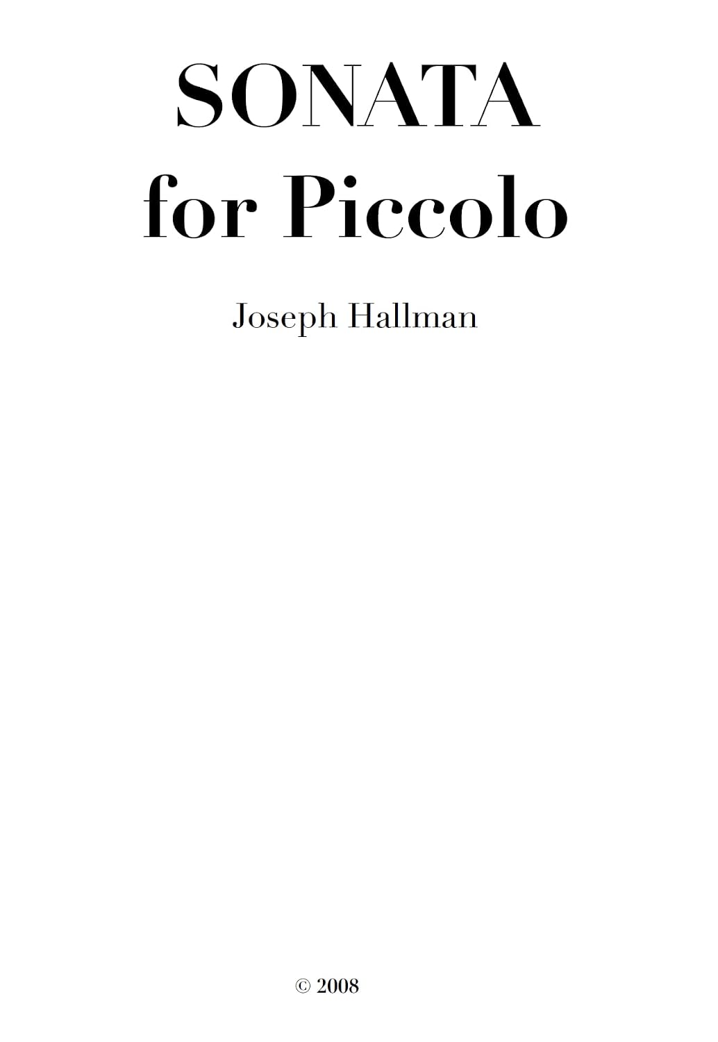 capítulo por capítulo baixar Sonata for Piccolo and Piano (Score only) (English Edition)