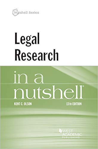 Legal Research in a Nutshell (Nutshells) (English Edition) baixar livro de graça