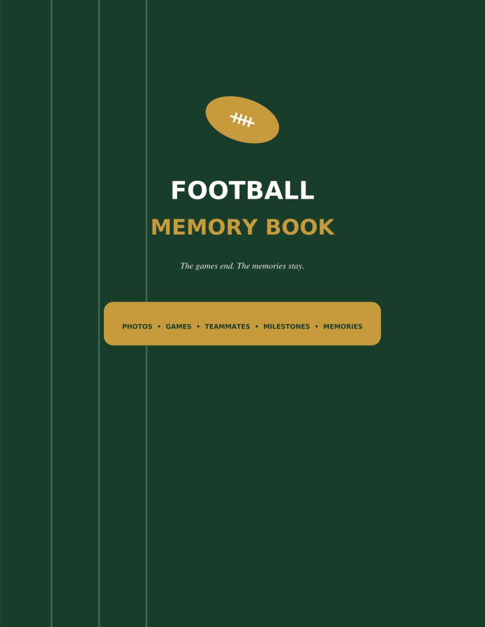 ler totalmente Football Memory Book