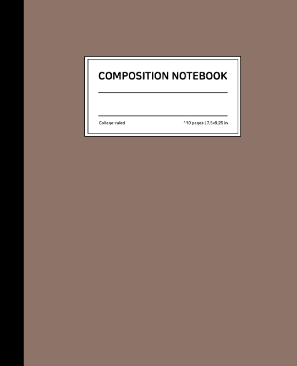 capítulo por capítulo baixar Dried Flower Brown Composition Notebook: College Ruled, 7.5 × 9.25 Inches, Soft Matte Cover, 110 Pages: Assorted Colors comp journal for school student, college