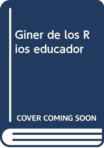ler totalmente Giner de los Ríos educador
