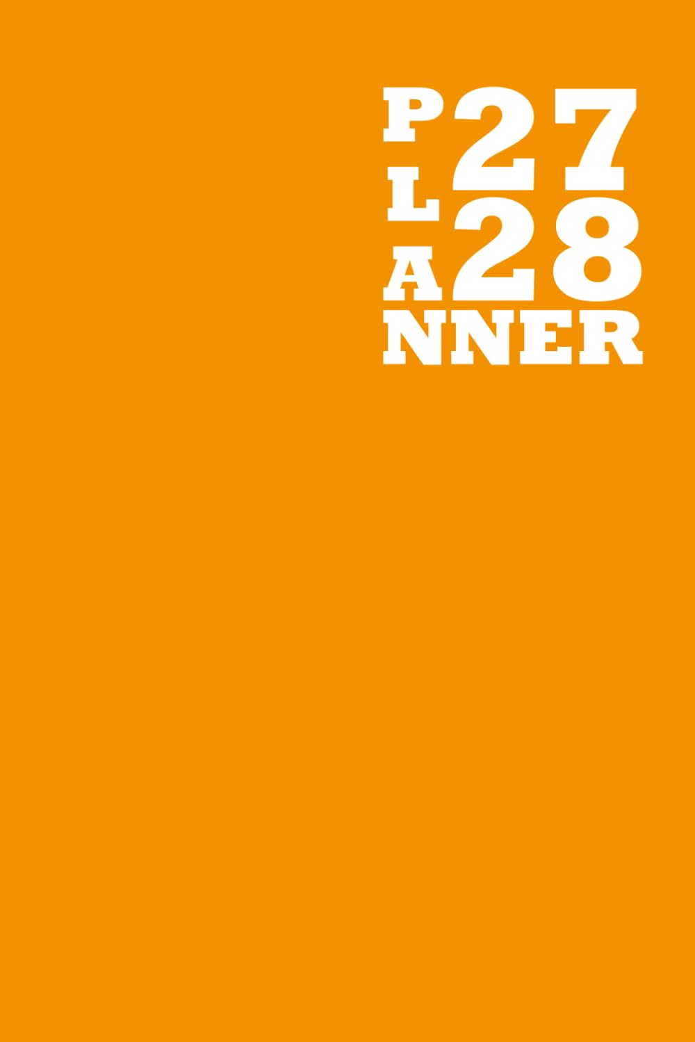 2027 2028 Monthly Planner: 2 Year Schedule Organizer from January 2027 to December 2028 | 6x9 In | Orange Cover baixar livro de graça