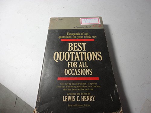 ler totalmente Best Quotations For All Occasions - Livro