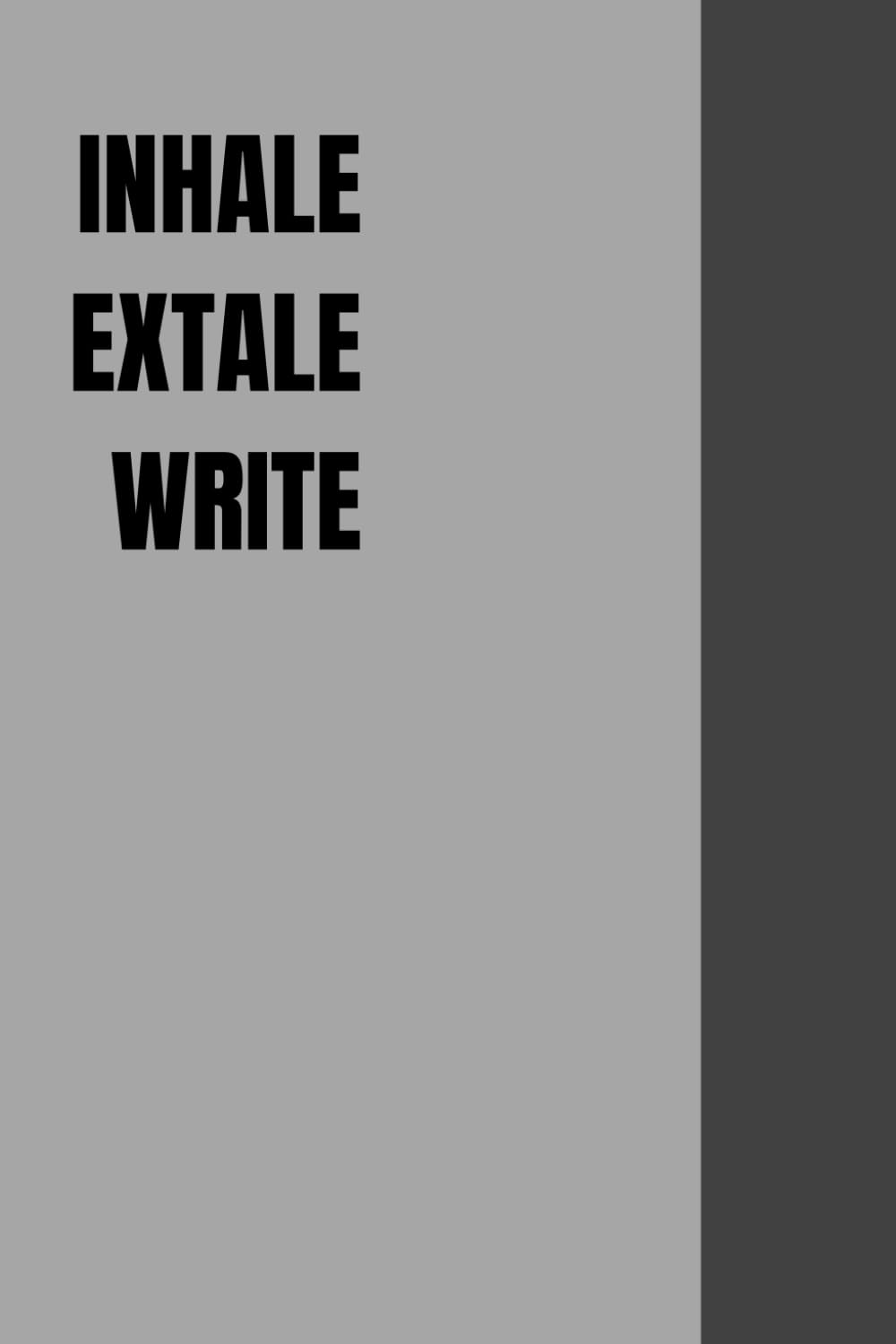 ler totalmente Inhale, Exhale, Write: Inspirational and Motivational Notebook, Adults, Teens, Empolyees, School, Work