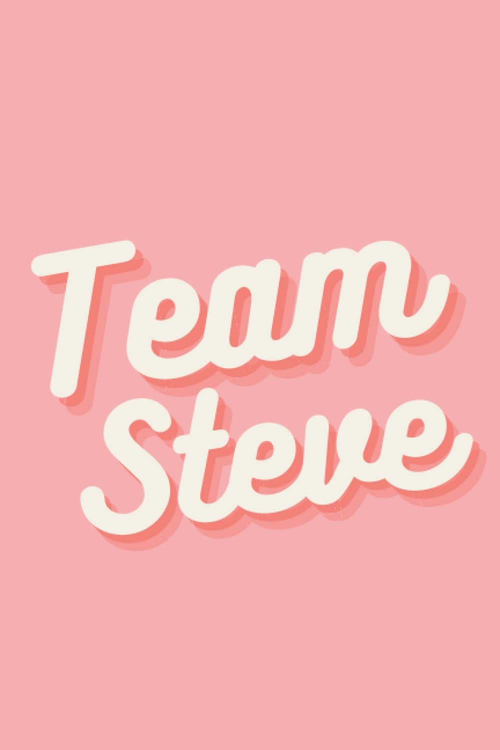 ler totalmente Team Steve Pink TV Show Writing Journal (6x9 inches), 125 Lined Pages, Soft Cover Paperback, Matte Finish