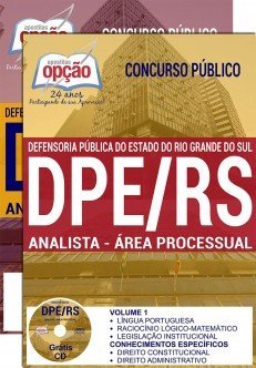Apostila DPE RS 2017 - Analista - Área Processual baixar o livro de graça