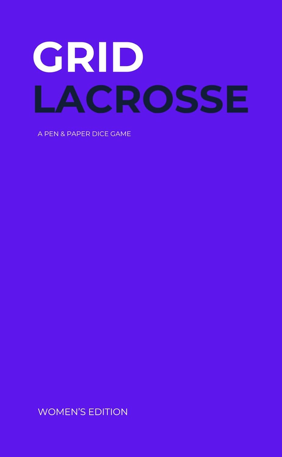 Grid Lacrosse - Women's Edition baixar o livro de graça