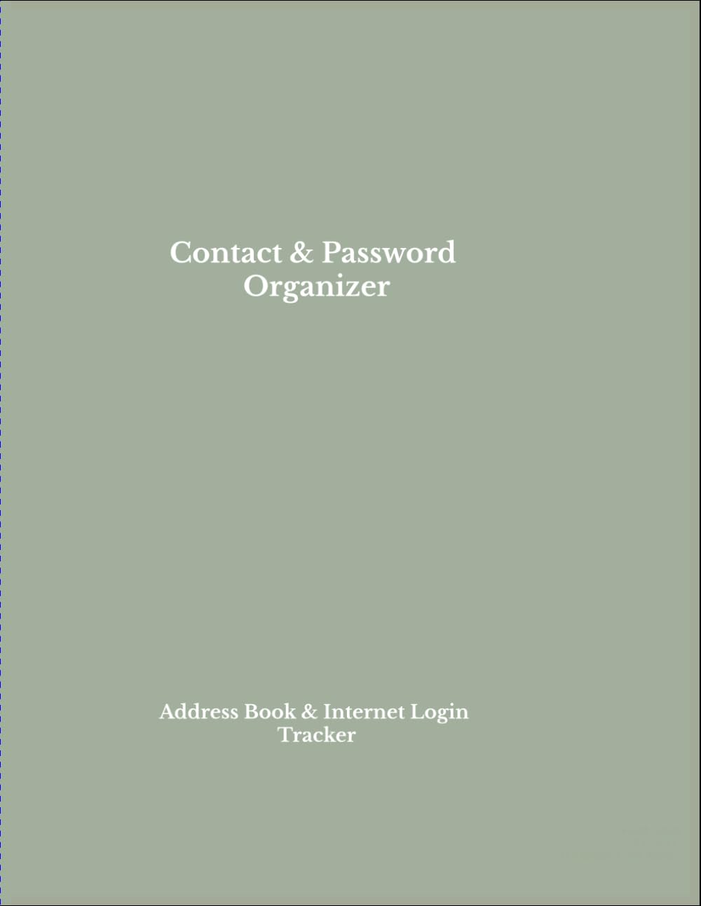 ler totalmente Contact & Password Organizer: Address Book & Internet Login Tracker for Seniors