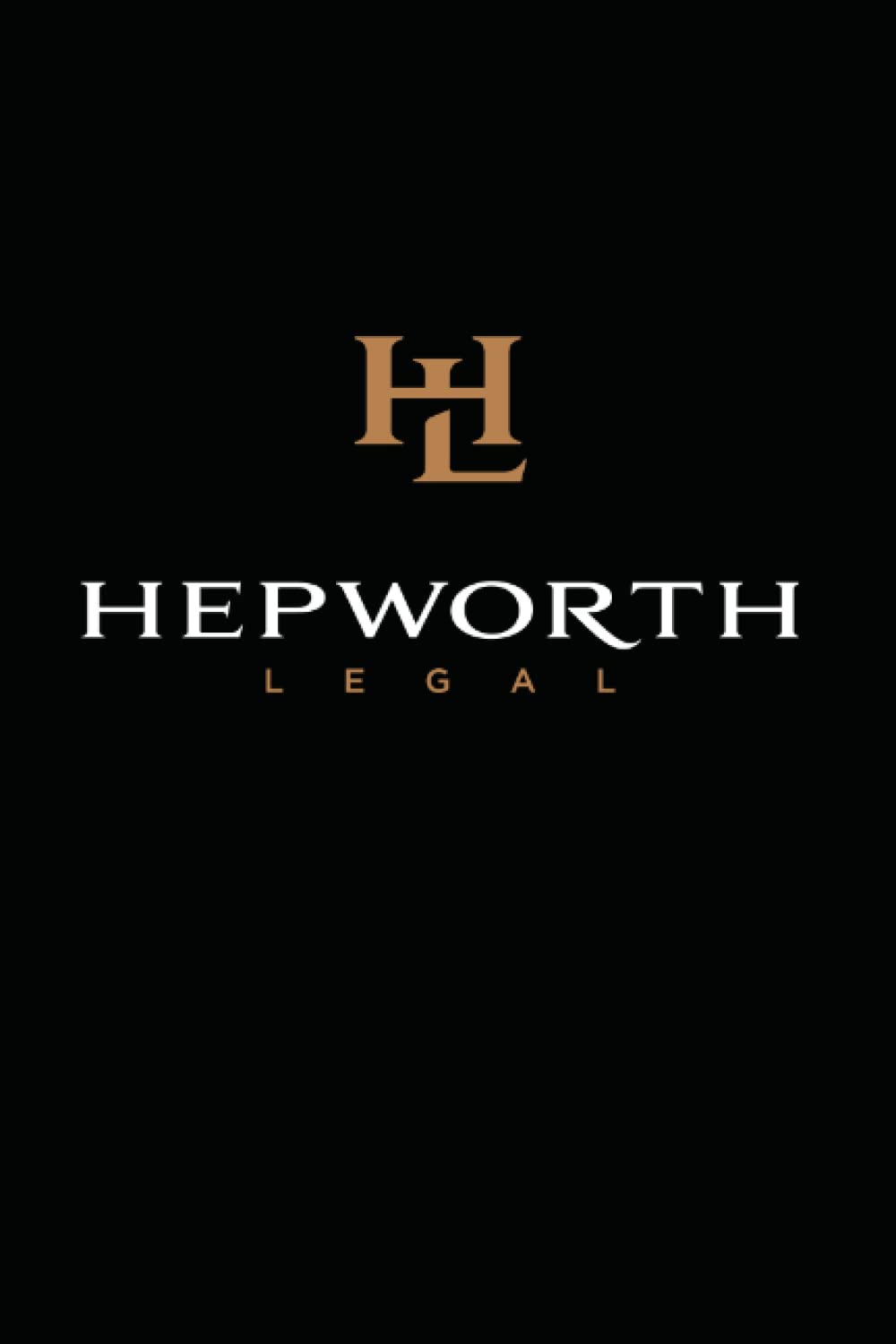 ler totalmente Hepworth Legal: Notebook, 100 blank writing pages, 6" x 9" Journal
