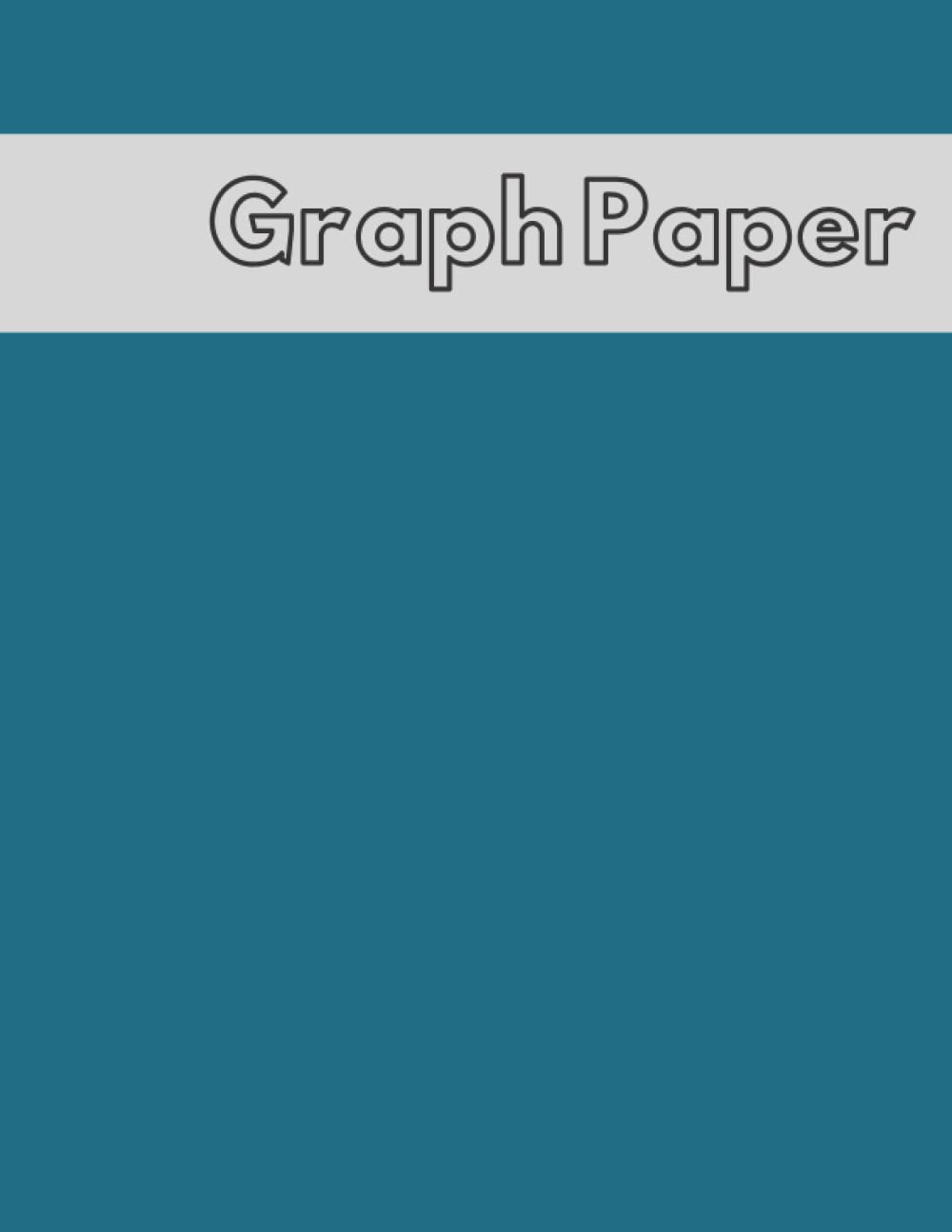 ler totalmente Dark Teal Graph Paper Notebook: 8.5"x11", 120 pages of blocked square grids (4x4)