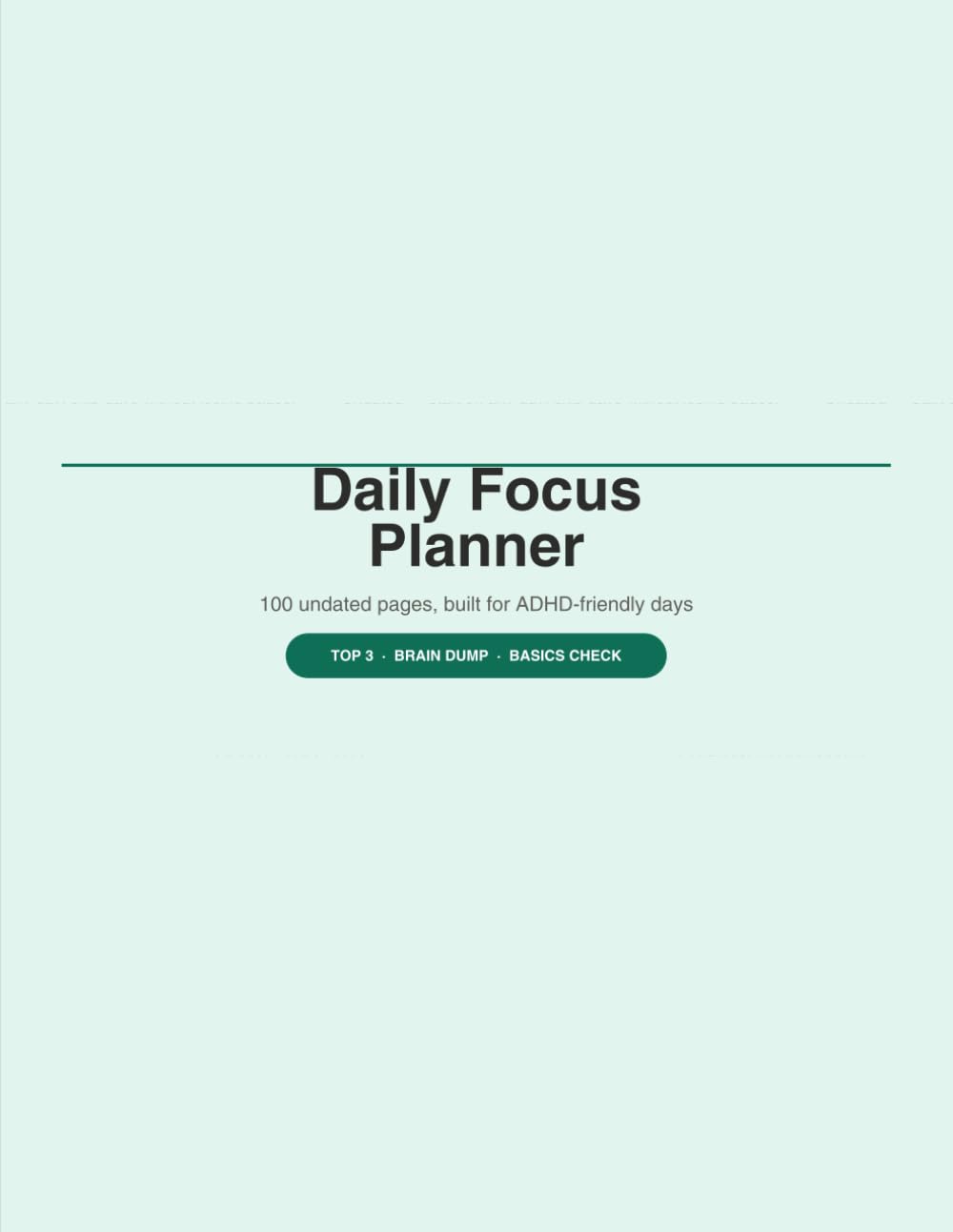 Daily focus planner: ADHD Friendly baixar o livro de graça