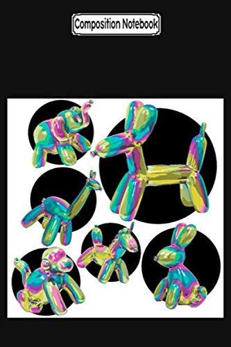 ler totalmente Composition Notebook: Rainbow balloon animals Journal Notebook Blank Lined Ruled 6x9 100 Pages